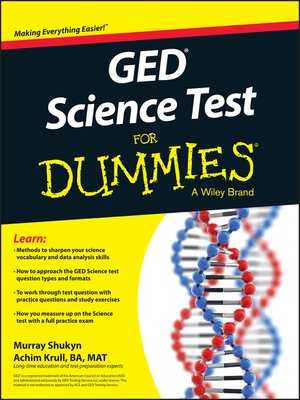 cover image of GED Science for Dummies